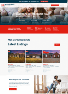 hire real estate website developer